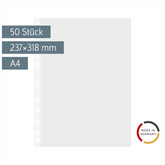 Prospekthüllen | A4, transparent, 50 Stück