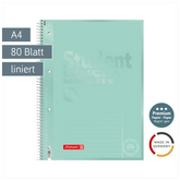 Collegeblock Premium Student Colour Code | A4, Lineatur 25, 80 Blatt, mint