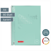 Collegeblock Premium Student Colour Code | A4, Lineatur 26, 80 Blatt, mint