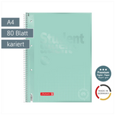 Collegeblock Premium Student Colour Code | A4, Lineatur 28, 80 Blatt, mint