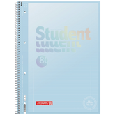 Collegeblock Premium Student | A4, Lineatur 27, 80 Blatt, pastellblau