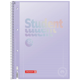 Collegeblock Premium Student | A4, Lineatur 27, 80 Blatt, pastelllila