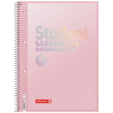 Collegeblock Premium Student | A4, Lineatur 28, 80 Blatt, pastellrosa