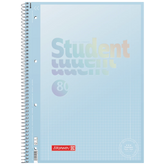 Collegeblock Premium Student | A4, Lineatur 28, 80 Blatt, pastellblau
