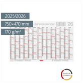 Schuljahreskalender 2025/2026 abwischbar | 750×470 mm