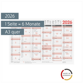 Tafelkalender 2026 | A3 quer