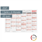Tafelkalender 2027 | A3 quer