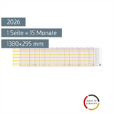 Urlaubsplaner 2026 „PLANORAMA“ | 1380×295 mm