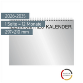 Zehnjahres-Kalender 2026-2035 A4 quer | 297×210 mm