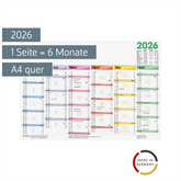 Tafelkalender DATAline 2026 | A4 quer