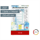 Familienkalender 2027 „Aquarell“ | 250×415 mm