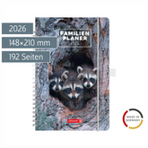 Buchkalender Familienplaner 2026 „Animal“ | A5, Papier