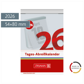 Abreißkalender 2026 Nr. 3 | 54×80 mm