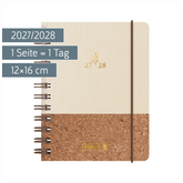 Schülerkalender 2027/2028 „Naturality“ | A6, Textil