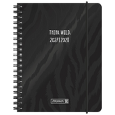 Schülerkalender 2027/2028 „BLACK“ | A6, Papier