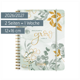 Schülerkalender 2026/2027 „Bloom“ | A6, Kunststoff