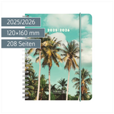 Schülerkalender 2025/2026 „Tropical“ | A6, Kunststoff