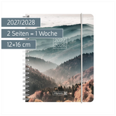 Schülerkalender 2027/2028 „Misty Hills“ | A6, Kunststoff