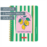 Schülerkalender 2027/2028 „Lemon“ | A6, Papier