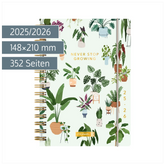 Schülerkalender 2025/2026 „Little Plants“ | A5, Kunststoff