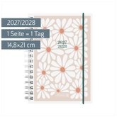 Schülerkalender 2027/2028 „Daisy“ | A5, Kunststoff