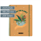 Schülerkalender 2025/2026 „Save The Planet“ | A5, Leder