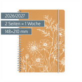 Schülerkalender 2026/2027 „Meadow“ | A5, Leder