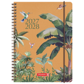 Schülerkalender 2027/2028 „Jungle“ | A5, Leder