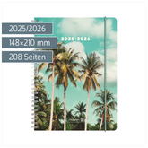 Schülerkalender 2025/2026 „Tropical“ | A5, Kunststoff