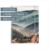 Schülerkalender 2027/2028 „Misty Hills“ | A5, Kunststoff