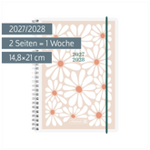 Schülerkalender 2027/2028 „Daisy“ | A5, Kunststoff
