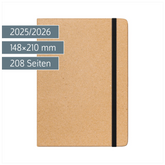 Schülerkalender 2025/2026 Pimp it up! | A5, Papier, braun