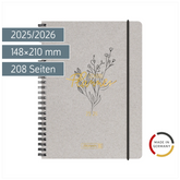 Schülerkalender 2025/2026 „Botanical“ | A5, Karton