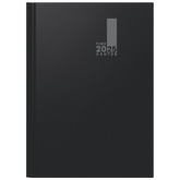 Buchkalender TimeCenter Mod. 724 2025 | A4, Kunststoff, schwarz