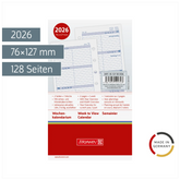 Wochenkalendarium MINI+ 2026 | A7