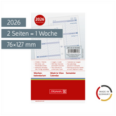 Wochenkalendarium MINI+ 2026 | A7