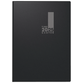 Taschenkalender TimeCenter Mod. 728 2025 | A6, Kunststoff, schwarz