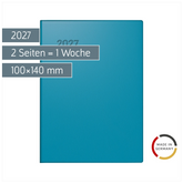 Taschenkalender Mod. 731 2027 | A6, Kunststoff, petrol