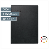 Taschenkalender Mod. 731 2026 | A6, Kunststoff, schwarz
