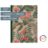 Taschenkalender Mod. 731 2027 „Tropical“ | A6, Karton