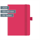 Taschenkalender Kompagnon Mod. 732 66 2026 | A6, Kunststoff, pink