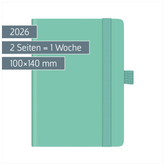 Taschenkalender Kompagnon Mod. 732 66 2026 | A6, Kunststoff, hellgrün