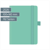 Taschenkalender Kompagnon Mod. 732 66 2026 | A6, Kunststoff, hellgrün