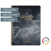 Schülerkalender Style 2025/2026 „Clouds“ | A5, Kunststoff