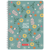 Schülerkalender Style 2027/2028 „Flower World“ | A5, Kunststoff