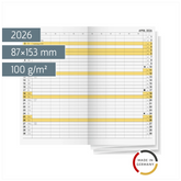 Monats-Ersatzkalendarium Mod. 746 2026 | 87×153 mm