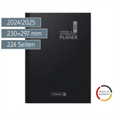 Termin- & Unterrichtsplaner 2024/2025 | A4, Kunststoff, schwarz