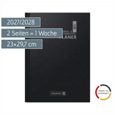 Lehrerkalender 2027/2028 Termin- & Unterrichtsplaner | A4, Kunststoff, schwarz