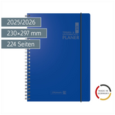Termin- & Unterrichtsplaner 2025/2026 | A4, Kunststoff, blau