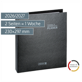 Lehrerkalender 2026/2027 Ringbuch | A4+, Kunststoff, schwarz
